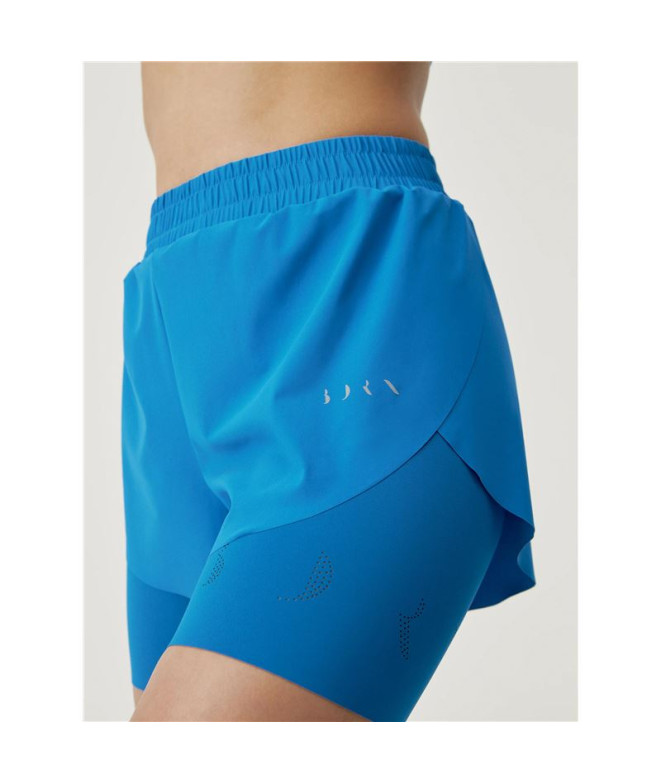 Pantalón Born Living Yoga Bikila Gloss Blue Mujer