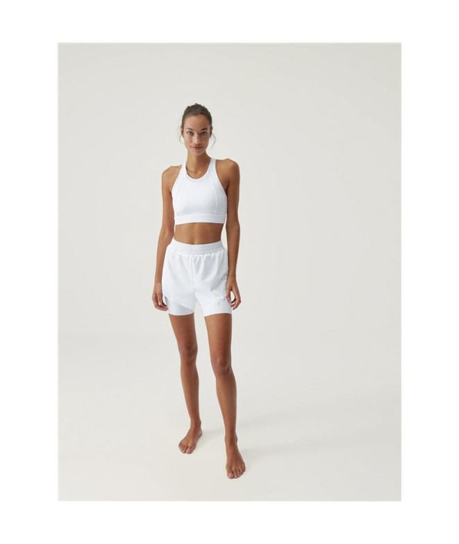 Born Living Yoga Calças Bikila Branco Mulher