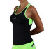 T-Shirt Padel Endless Flow Preto-verde para mulher