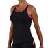 Camisa Padel Endless Flow para mulher Preto-Salmão