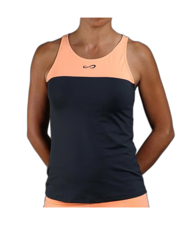 T-Shirt Padel Endless Lace Women Salmon