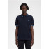 Polo bleu marine pour hommes Fred Perry Twin Tipped