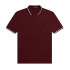 Polo Fred Perry Twin Tipped Homem Garnet