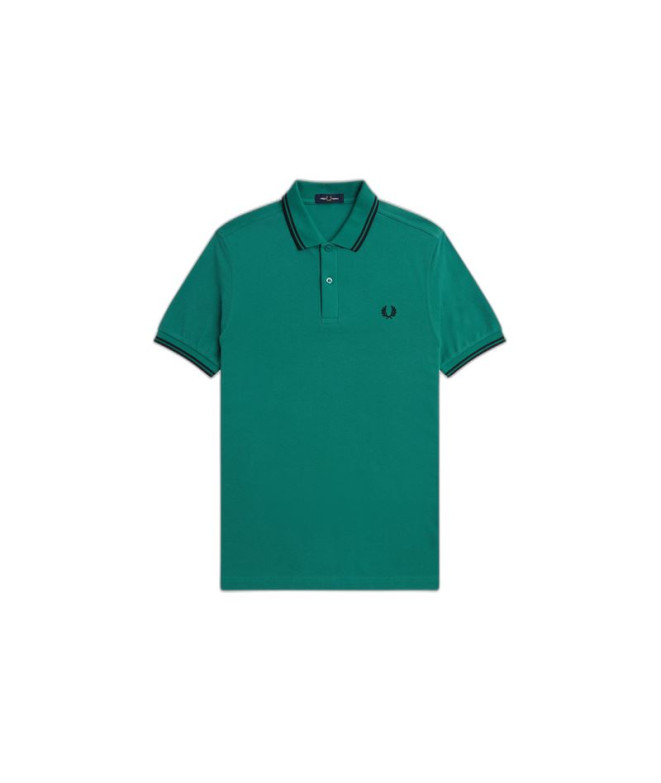 Polo Fred Perry Plain Hombre Verde