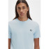 T-Shirt Fred Perry Ringer para homem Azul claro