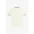 Polo homme beige Fred Perry Twin Tipped