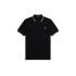 Polo Fred Perry com duas pontas para homem Preto