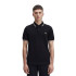 Polo Twin Tipped Fred Perry Hommes Noir