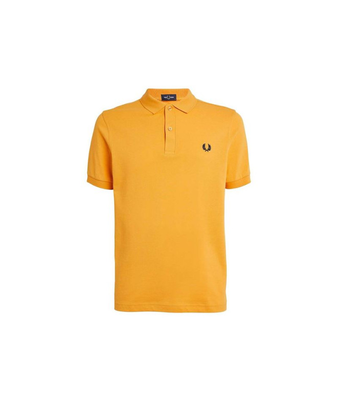 Polo Hommes Fred Perry Plain Jaune