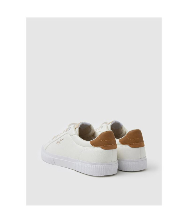 Chaussures Pepe Jeans Kenton Max Femme Blanc