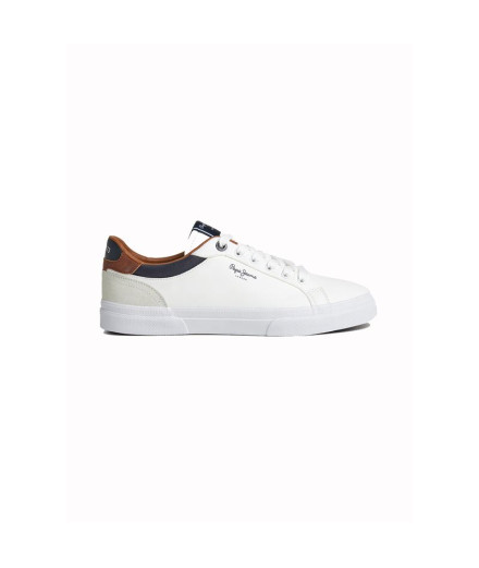 Chaussures Pepe Jeans Kenton Court Homme Blanc