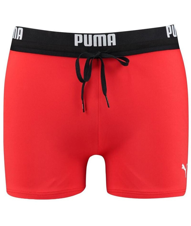 Maillot de bain Puma Logo Swim Trunk 1p Homme red