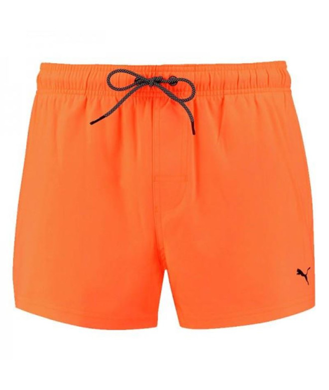 Bañador Puma Short Length Swim Shorts 1P Hombre naranja