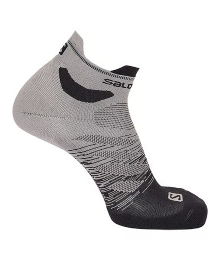 Meias Running Salomon Predict Ankle Ebony Black