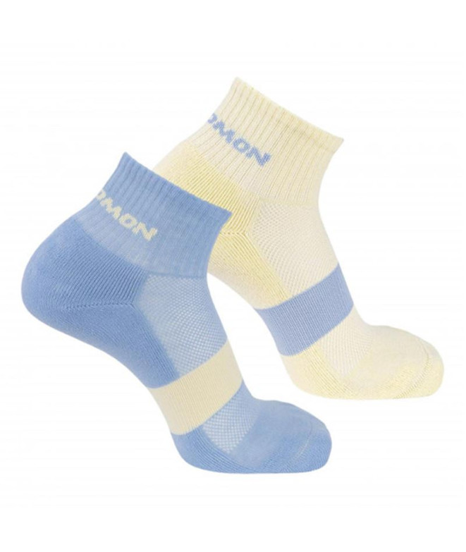 Calcetines de Montaña Salomon Evasion Ankle Pack 2 Azul
