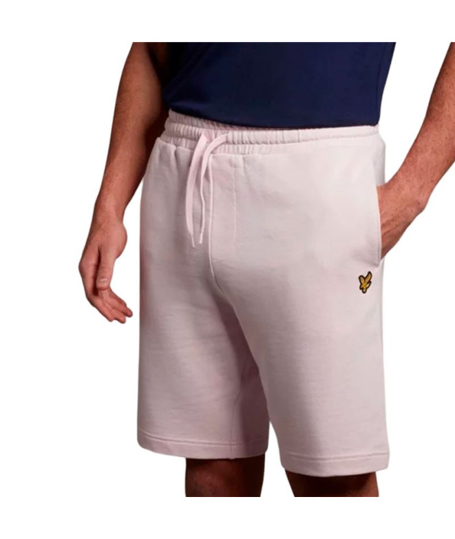 Pantalons Lyle & Scott V1-Sweat Shorts Homme Rose