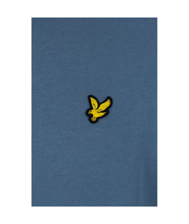 Moletom Lyle & Scott V1-Crew Neck Homem Azul