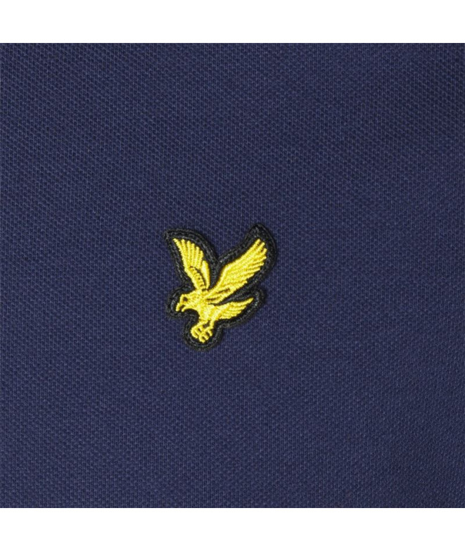 Polo Lyle & Scott V1-Plain Homme Marine
