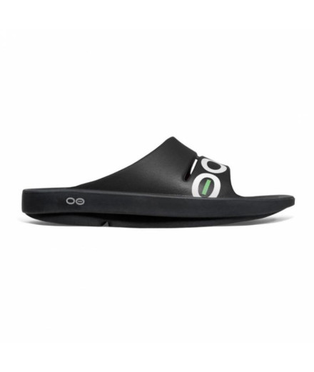 Tongs récupération Oofos Récupération Ooahh Sport Noir/Blanc
