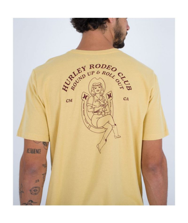 Camiseta Hurley Evd Havin' Fun Homem Amarelo