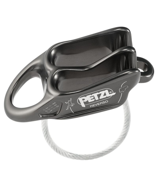 Descensores de Escalada Petzl Reverso Gris