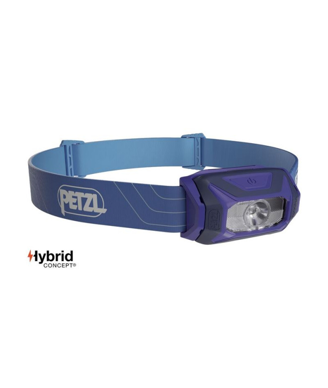 Lanterna de escalada Petzl Tikkina Azul