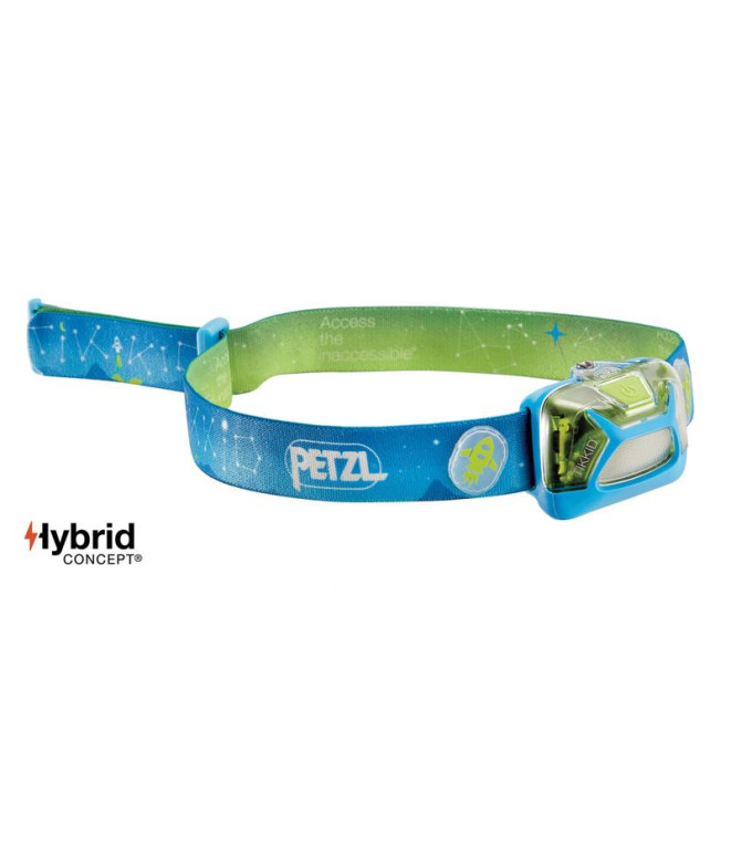 Lanterna de escalada Petzl Tikkid Azul