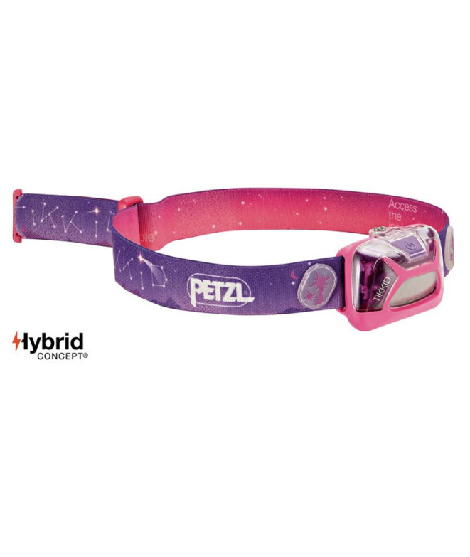 Lanterne d'escalade Petzl Tikkid rose