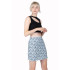 Camiseta Casual Mulher para Preto