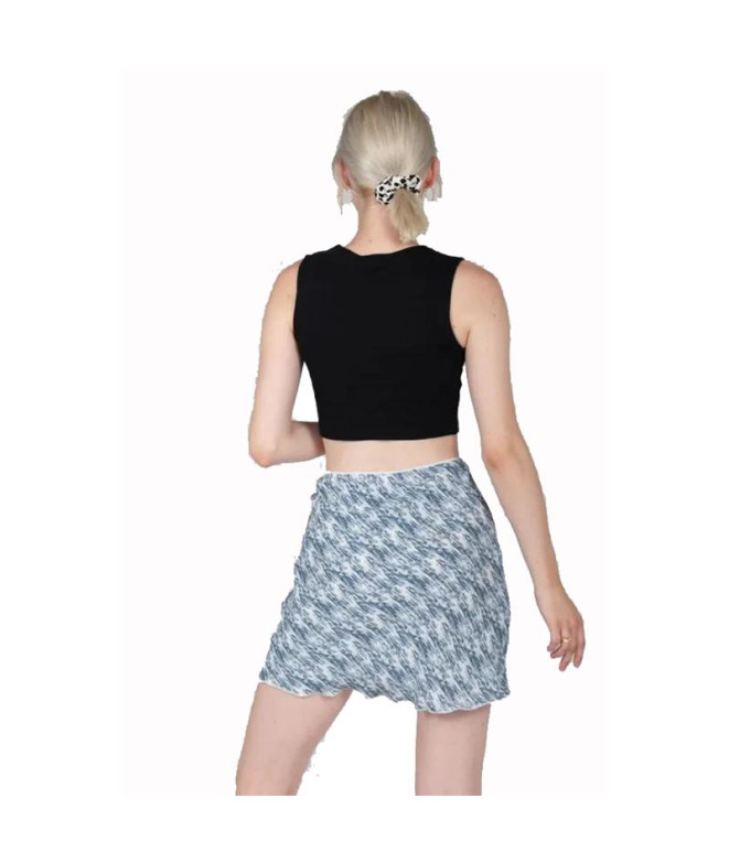 Camiseta Casual Mulher para Preto