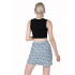 Camiseta Casual Mulher para Preto