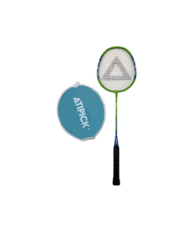 Raquete de badminton Atipick-12 com estojo azul