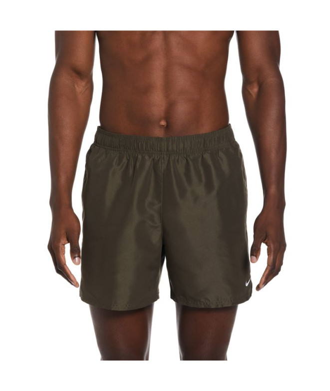 Fato de banho de Praia e piscina Nike 5" Volley Short Homem Verde caqui