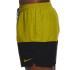 Fato de banho de Praia e piscina Nike 5" Volley Short Homem Amarelo musgo e preto