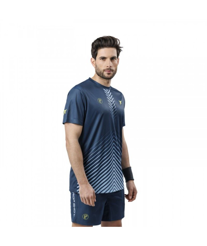 T-shirt Drop Shot Bentor Lima Bleu