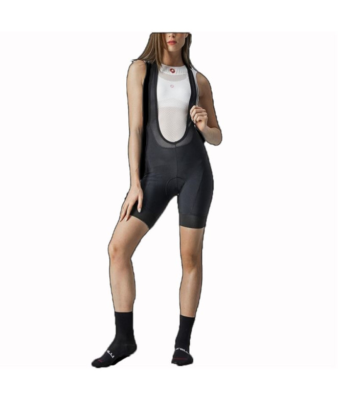 Ciclismo Calções Castelli Prima bib Mulher