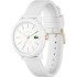 Reloj 3 agujas, Lacoste caja de TR90 blanco mate de 36mm