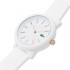 Relógio agulhas Lacoste caixa 3 , de 36mm TR90 branco mate