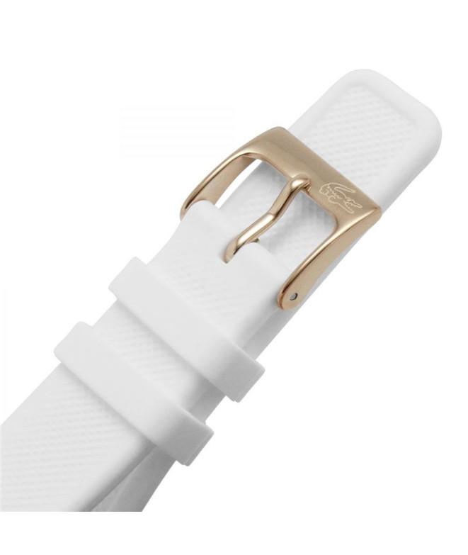 Reloj 3 agujas, Lacoste caja de TR90 blanco...