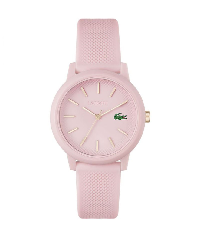 Relógio de 3 ponteiros, Lacoste Caixa TR90 rosa mate de 36 mm