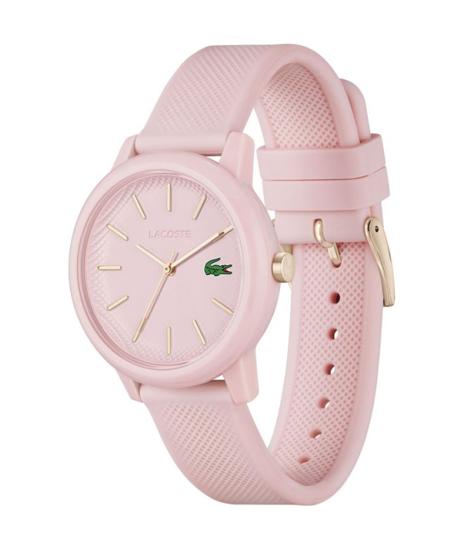 Montre aiguilles Lacoste boîte 3 , de TR90 rose...