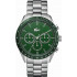 Montre Lacoste boîte chronographe, acier inoxydable 42mm, cadran vert