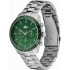Reloj cronógrafo, Lacoste  caja de acero inoxidable de 42mm, esfera verde