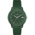 Reloj 3 agujas, Lacoste caja de aluminio verde semi mate de 42mm
