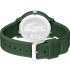 Reloj 3 agujas, Lacoste caja de aluminio verde semi mate de 42mm