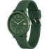Reloj 3 agujas, Lacoste caja de aluminio verde semi mate de 42mm