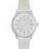 Reloj 3 agujas, Lacoste caja de aluminio blanca semi mate de 42mm
