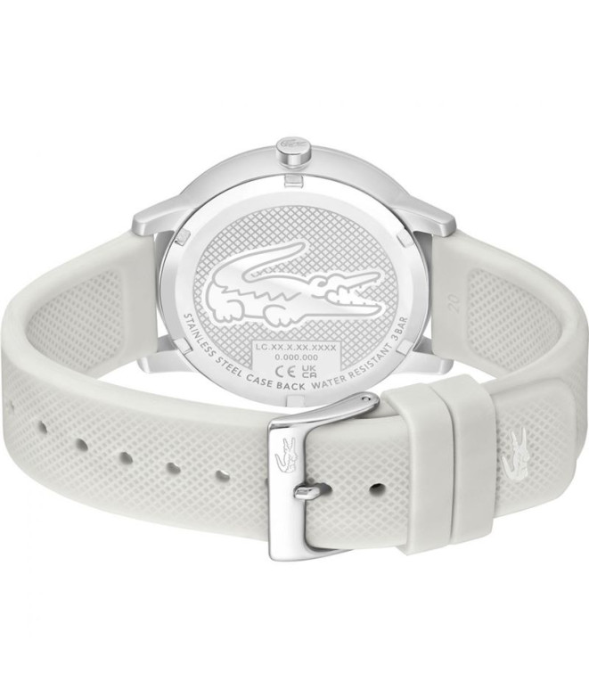 Reloj 3 agujas, Lacoste caja de aluminio blanca...