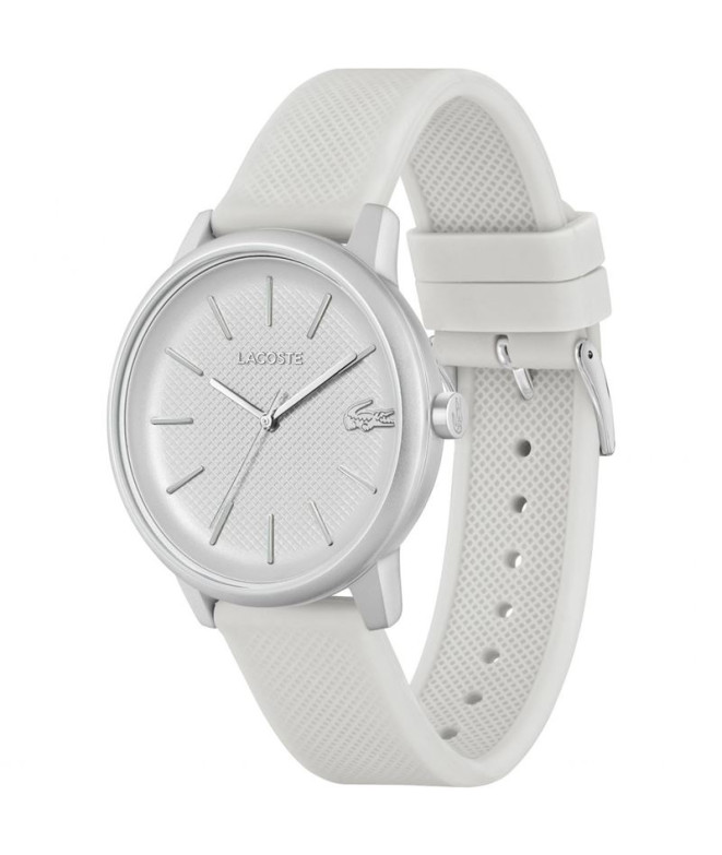 Reloj 3 agujas, Lacoste caja de aluminio blanca...