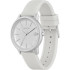 Reloj 3 agujas, Lacoste caja de aluminio blanca semi mate de 42mm